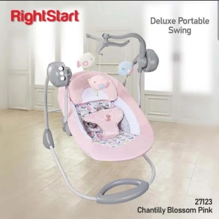 Gambar AYUNAN ELEKTRIK BABYELLE SWING KURSI GOYANG BAYI ELECTRIK MURAH PROMO - Rs Pink dari Strollerbayi undefined Tokopedia