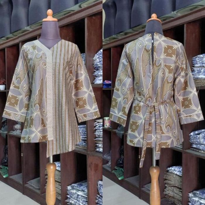 Gambar VIRAL BATIK ARJUNA - Batik -Atasan batik - Atasan batik wanita - - Azmat, XL dari toko ozan124 undefined 5 Tokopedia