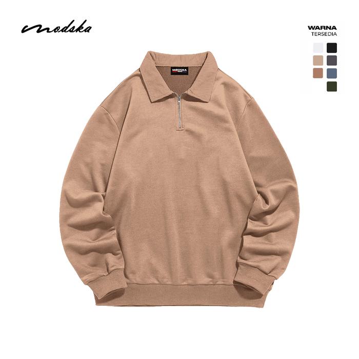 Gambar Sweater Rugby Unisex Polos Panjang Sweater Distro Big Size Original - Mocca, M dari JUMPOUT STORE undefined Tokopedia