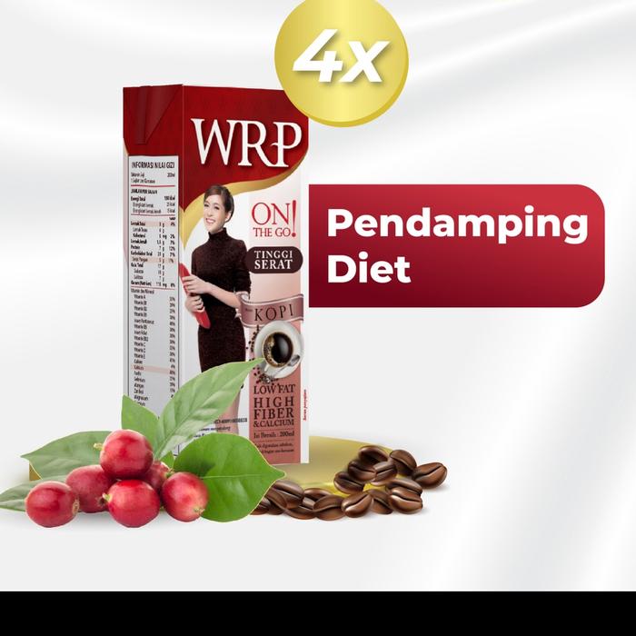 Gambar Nolimit Health Pendamping Diet WRP On The Go Coffee 200ml (Bundle 4) dari Nolimit Health undefined Tokopedia