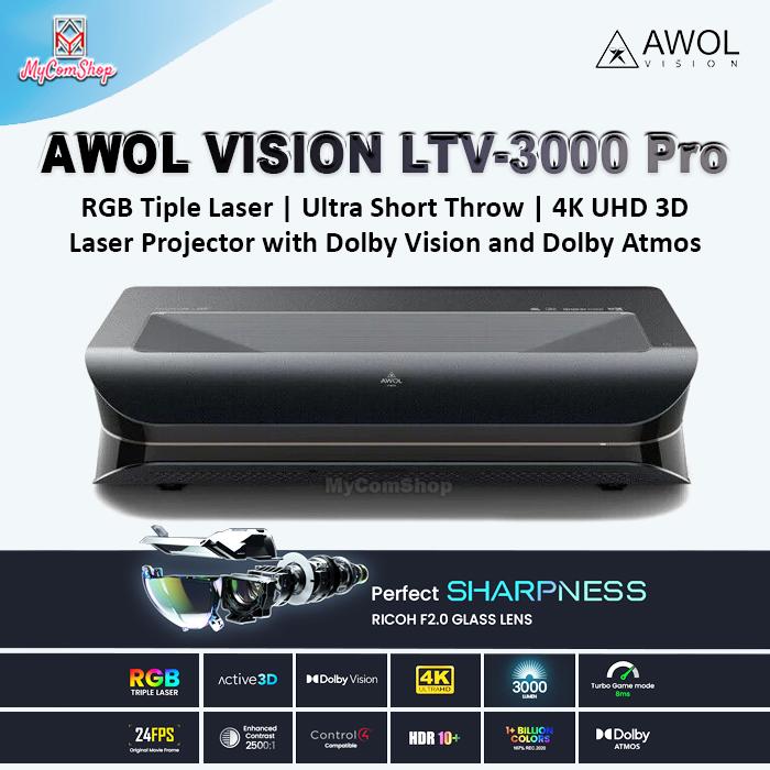 【未使用】AWOL VISION 4K 超短焦点 プロジェクターLTV-3000 AWOL VISION 4K 超短焦点 レーザープロジェクター LTV-3000 未使用