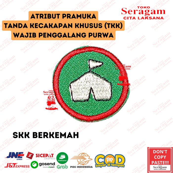 Gambar Bet / Badge Tanda Kecakapan Khusus TKK Wajib Pramuka Penggalang Purwa - Berkemah dari seragamcitalaksana undefined Tokopedia