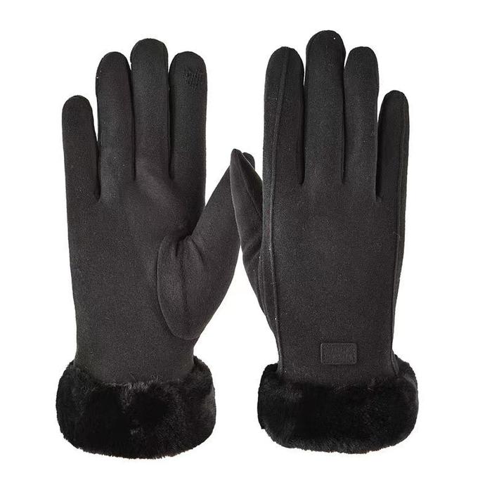 Gambar WOMEN WINTER GLOVES SARUNG TANGAN MUSIM DINGIN CEWEK BLUDRU VELVET - Hitam dari Joli Jolie ID_NEW undefined Tokopedia