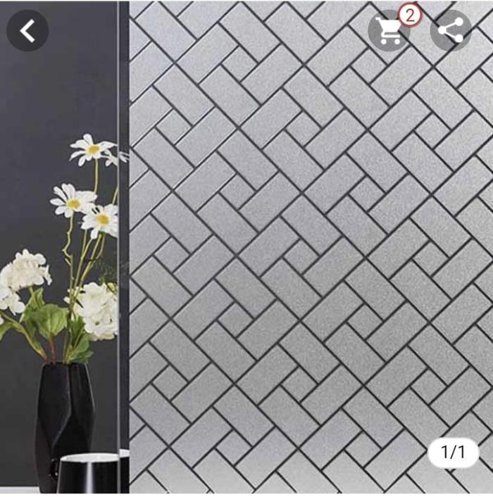 Gambar Stiker Kaca/Sanblast Motif Kotak 9560 - High Quality - SK 9542 dari Marvell Homedecor undefined Tokopedia