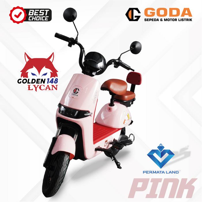 Gambar SEPEDA LISTRIK GODA 148 GOLDEN LYCAN - D7S PUTIH dari Permata-Land undefined 5 Tokopedia