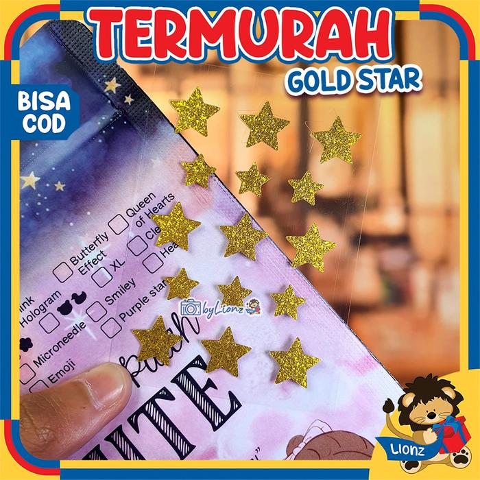 Gambar Acne Pimple 24 Patch Motif Lucu by Mathiswomen - Gold Star dari lionzidn undefined Tokopedia
