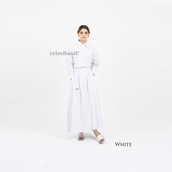 Gambar [𝐒𝐲𝐥𝐦𝐢] Miu One Set by 𝐒𝐲𝐥𝐦𝐢Basic - Miu White dari toko ozan124 undefined Tokopedia