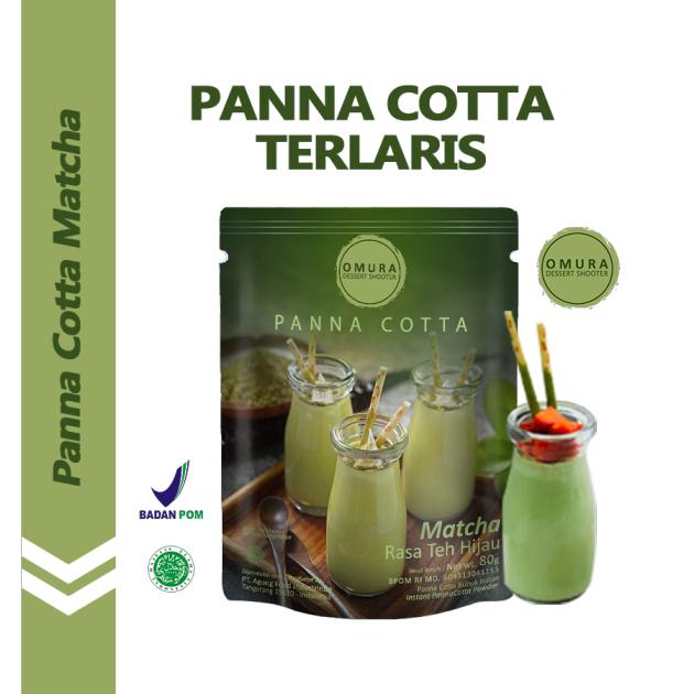 Gambar [Premix Instant] Omura Panna Cotta/Pannacotta Pudding Italia - Matcha dari OMURA POWDER SHOP undefined Tokopedia
