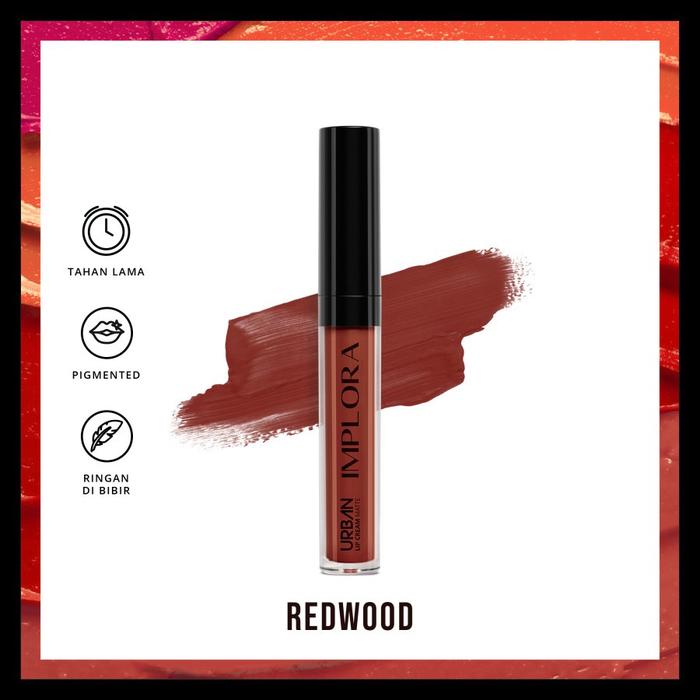 Gambar Implora Urban Lipcream Matte - Lip Cream - redwood dari Malvins store gemilang undefined Tokopedia