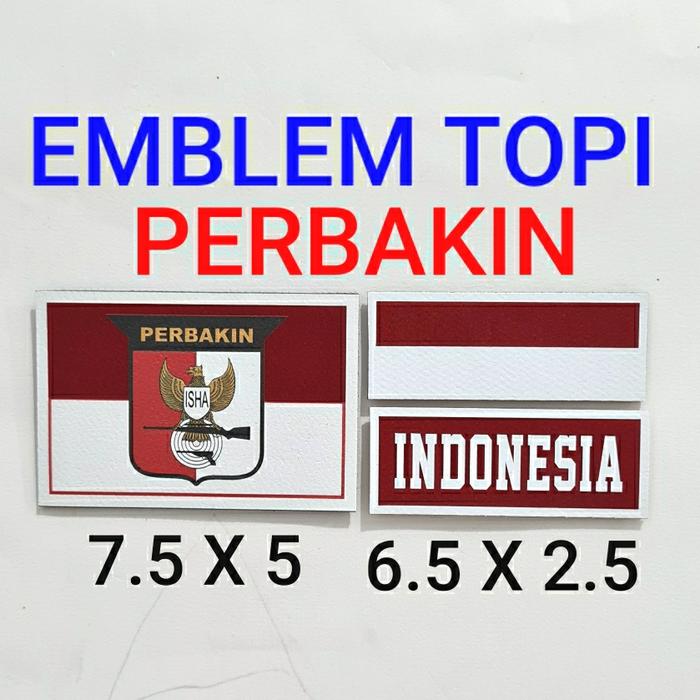 Gambar EMBLEM PATCH Topi Tactical PERBAKIN dan PANCASILA - PERB4K1N dari roand official stores undefined Tokopedia