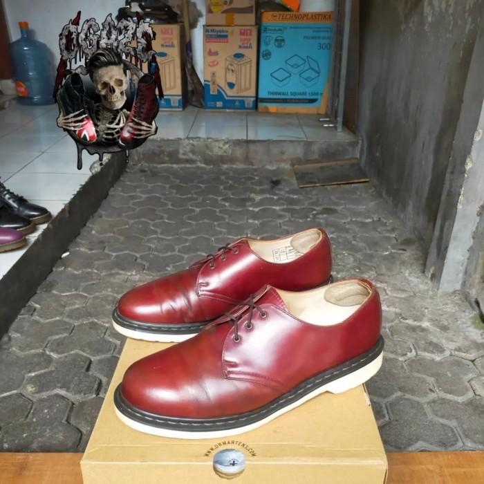 Jual dr martens 1461 white sole (1460 docmart clarks solovair fred