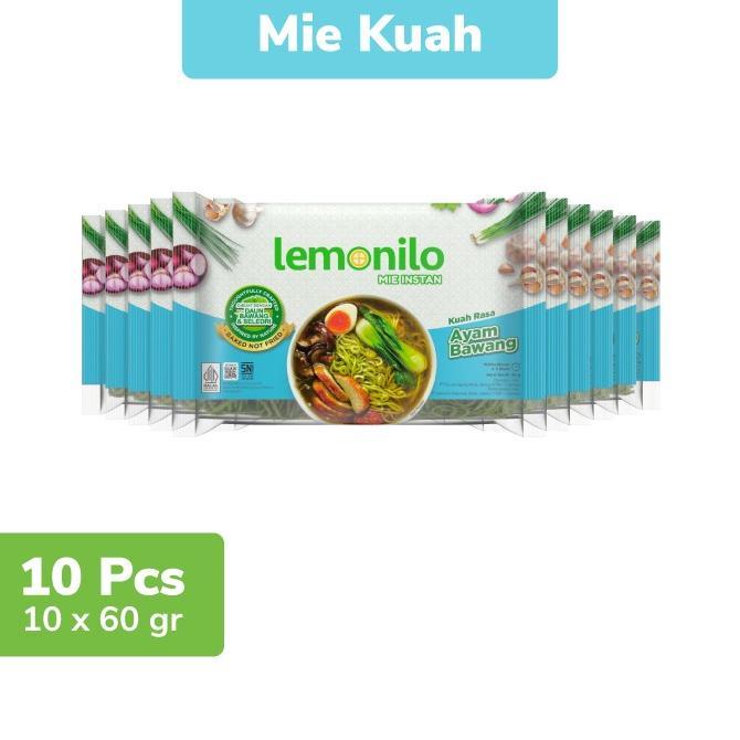 Gambar New 10 Pcs Lemonilo Mie Instan Kuah Ayam Bawang 60G Terlaris dari darnip undefined Tokopedia