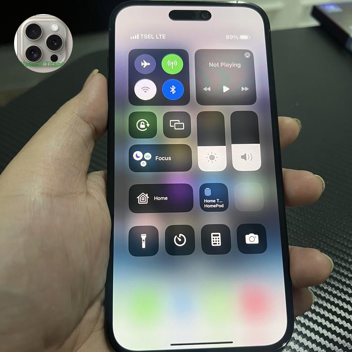 Gambar iphone 14 pro max 256gb Space Black LIKE NEW 99.9% dari Natural Titanium undefined Tokopedia