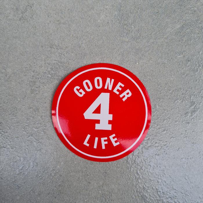 Gambar sticker ARSENAL "the gunner" - gooner dari minorgraphic undefined Tokopedia