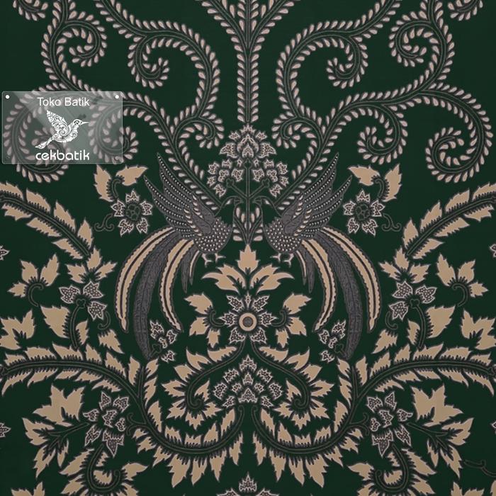 Gambar kain batik - Kualitas Ekspor Motif Batik Burung Kembar Sogan V9 (HB) dari cekbatik undefined Tokopedia