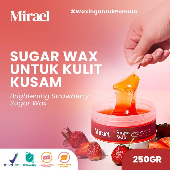 Gambar MIRAEL Paket Waxing Miss V - Strawberry 250g dari Mirael Sugar Wax_NEW undefined Tokopedia