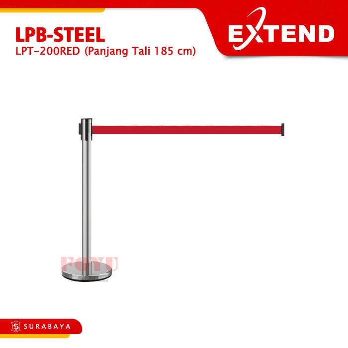 Gambar Tiang Pembatas Antrian Antrean Pita Stainless Steel Queue Line Pole Railing Stand 2 3 meter LPB-Steel Papan Display Sign Frame A4 Extend Biru Black Hijau Hitam Kuning Stiker - Steel-200Red, SteelVertikal dari Foyu Photo undefined Tokopedia
