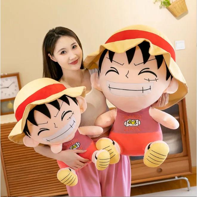 Gambar Boneka Monkey D Luffy Karakter Kartun One Piece Size Jumbo 50 cm dari Boneka Nisa undefined Tokopedia