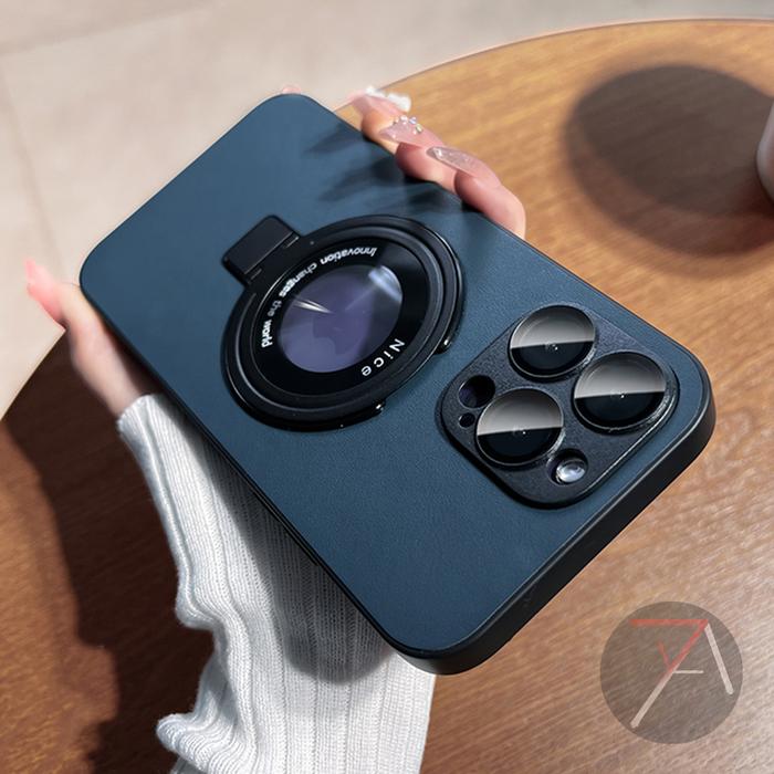 Gambar Iphone 12 Pro Max 12ProMax Magsafe KickStand Stand Ring Case Cover - Biru, Iphone 12ProMax dari 17 Agustus Case undefined Tokopedia