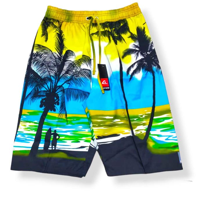 Gambar celana pendek pria hawai  celana surfing pantai bahan adem - ab01 dari AB46 SPORT undefined Tokopedia