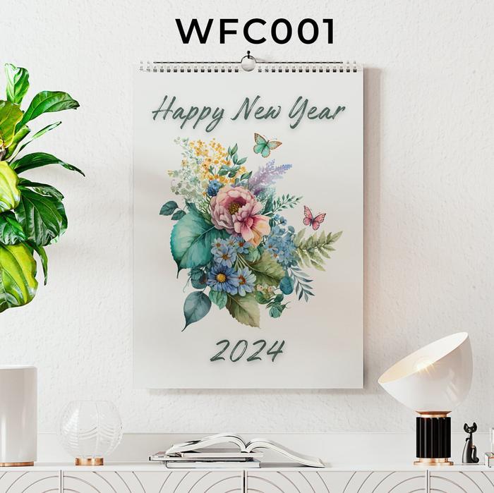 Gambar Kalender Dinding 2024 Kalender Bunga hiasan dekor dinding aesthetic - ISI 7 LEMBAR dari Kaos Pria T-Shirt Man Distro undefined Tokopedia