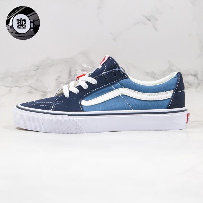 Jual vans Sk8 low navy white original navy white, 38 Kota