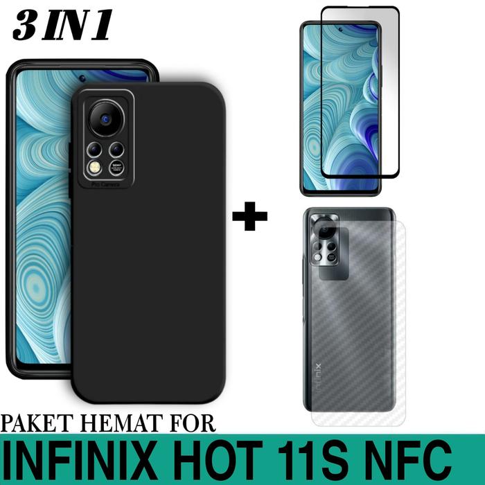 Gambar Paket 3in1 Infinix Hot 11s Nfc Free TG Layar Dan Garskin Premium dari Grembon undefined Tokopedia