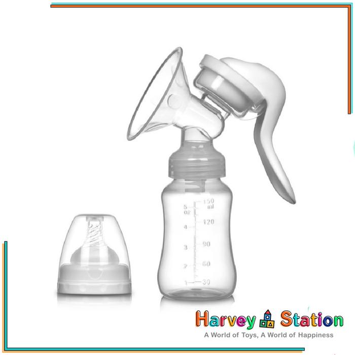 Gambar Pompa ASI Manual Breast Pump Botol Dot Susu Bayi BPA FREE Murah Impor - Putih dari Little Harvey Station undefined Tokopedia
