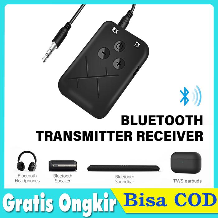 Gambar Bluetooth Transmitter Receiver 2in1 TV Audio Music 5.0 Wireless 3.5 mm dari IDT4 undefined Tokopedia