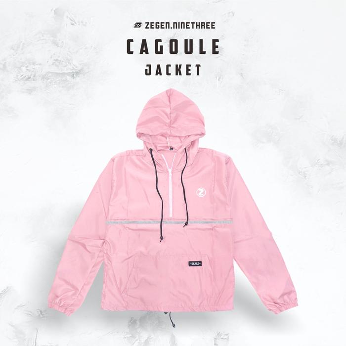 Gambar Jaket Parasut Cagoule olahraga M L XL - Pink dari KYSN.OFFICIALSTORE undefined Tokopedia
