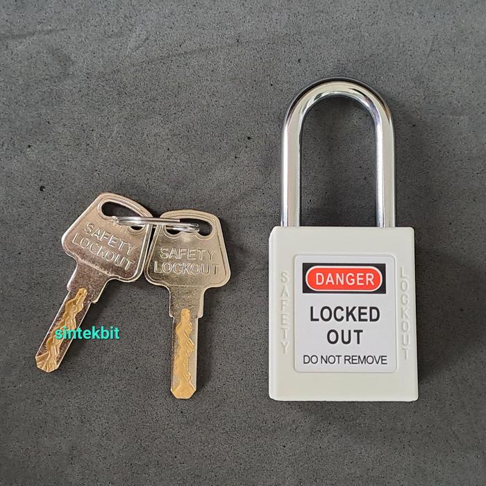 Gambar Gembok Loto padlock safety - Putih dari Sintek Bitama undefined Tokopedia