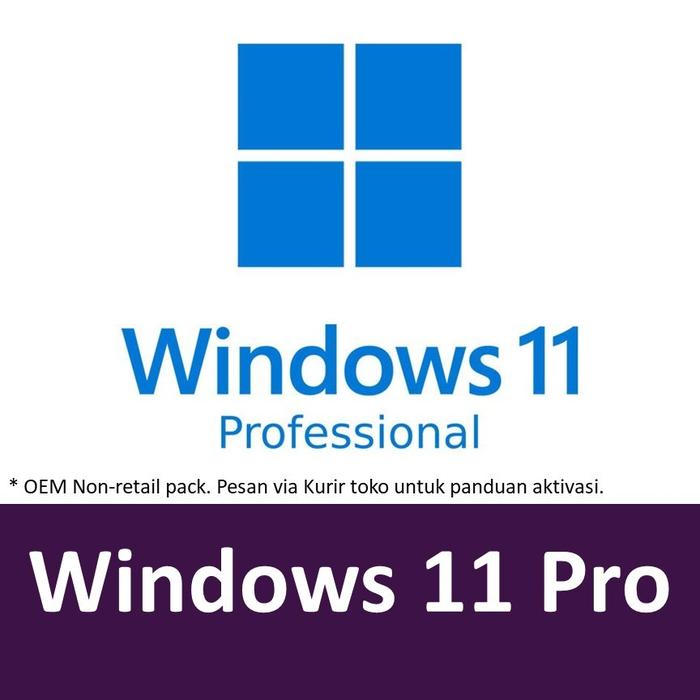 Jual Software - Windows 11 Pro Original License dan Windows 10 Pro