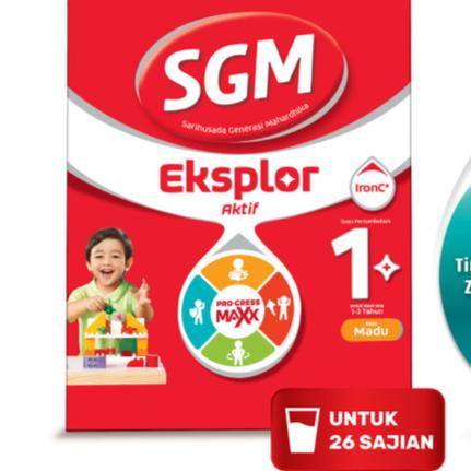 Gambar SGM Eksplor 1+ dengan IronC Susu Pertumbuhan Rasa Madu & Vanilla 900GR - MADU dari A-Twoo undefined Tokopedia
