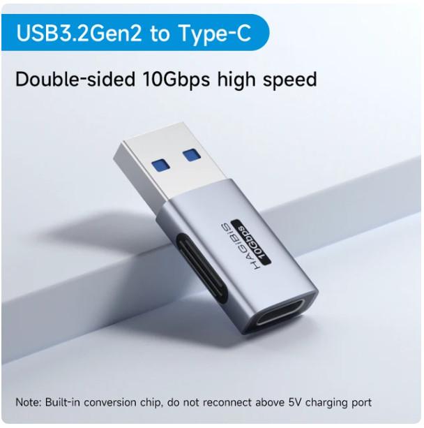 Gambar HAGIBIS USB TO TYPE C OTG ADAPTER 10Gbps HIGH SPEED DATA TRANSFER - A to C dari HAGiBiS Indonesia Store undefined Tokopedia