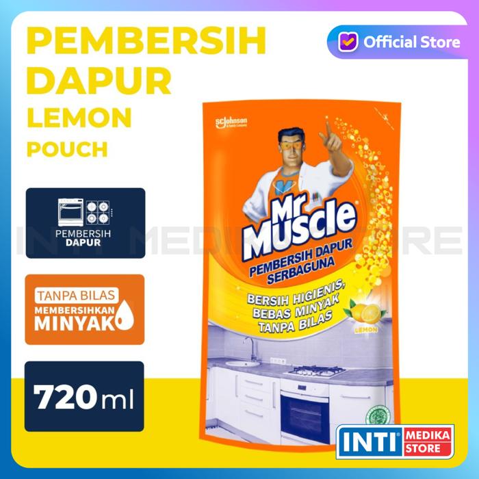 Gambar MR MUSCLE - Pembersih Dapur Serbaguna REFILL 720 ml | Kitchen Spray - Lemon dari INTI MEDIKA STORE undefined Tokopedia