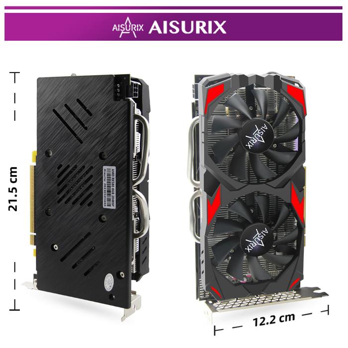 Gambar AISURIX New VGA AMD RX 580 8GB VGA Card DDR5 256Bit 2048SP HDMI RADEON - RX580-RED dari aisurix.id1 undefined Tokopedia