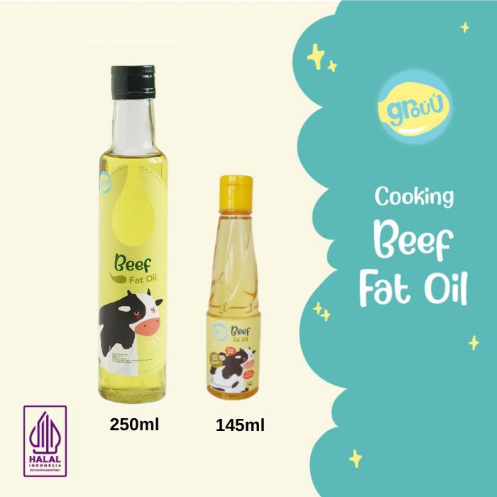 Gambar Grouu Fat Cooking Oil - Minyak Lemak & Kelapa MPASI Bayi & Anak - Beef, 145ml dari Baby Wise BSD undefined Tokopedia