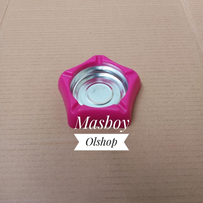 Gambar Asbak Stainless Motif Bintang Warna - Pink dari Masboy Olshop_NEW undefined Tokopedia