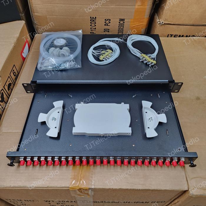 Gambar otb 24 core FC / NEW MODEL lengkap - Hitam dari TJTelecom undefined Tokopedia