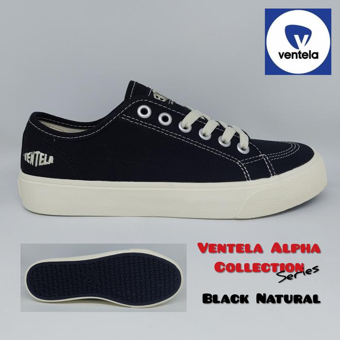 Gambar NEW Sepatu VENTELA ALPHA Collection Series (Original) - Black Natural, 39 dari SHOE N SLIPPER Tokopedia undefined Tokopedia