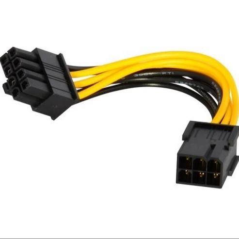 Gambar Kabel Konverter Port Power VGA 6 Pin Ke 8 Pin Adapter 6pin to 8pin dari Toko-LY undefined Tokopedia