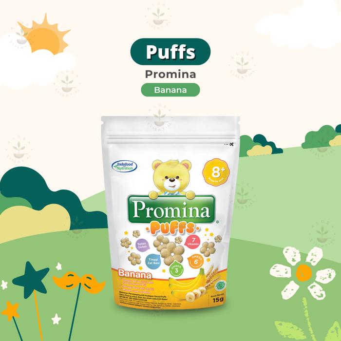 Gambar Promina Puff 15gr - Snack Bayi - Makanan MPASI Bayi - Cemilan Anak - Pisang dari Alora Essential undefined Tokopedia