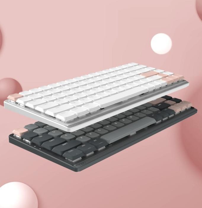 Gambar Noir Neo Melo Low Profile Wireless Mechanical Gaming Keyboard - Salmon, Dolch dari stordul undefined Tokopedia