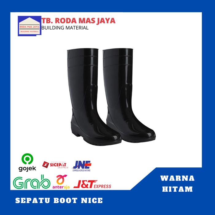 Gambar Sepatu Bot Kerja/Sepatu Boots Nice Boots - 41 dari TB Roda Mas Jaya undefined Tokopedia