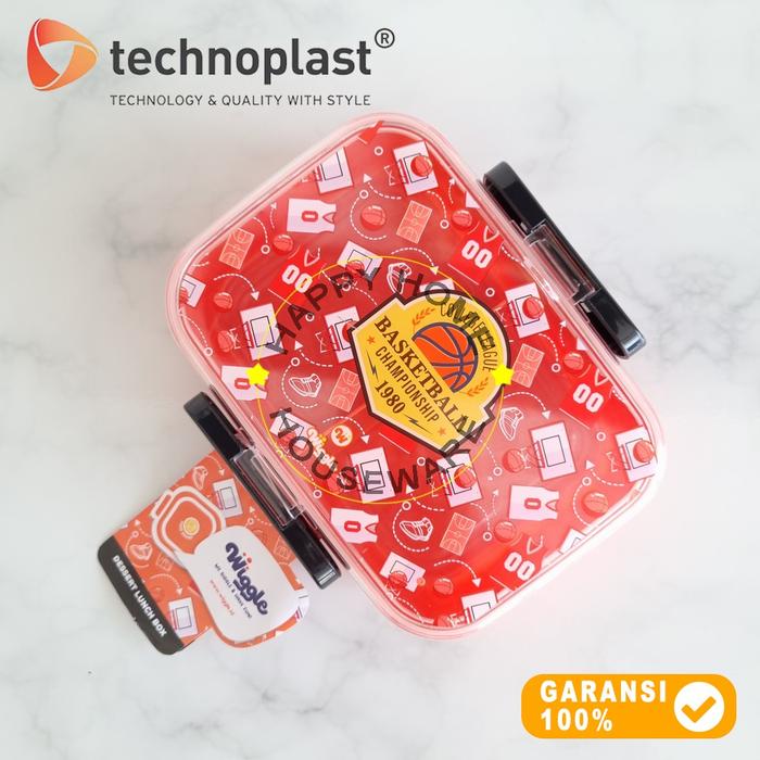 Gambar TECHNOPLAST Little Mermaid Lunch Box 750ml Kotak Bekal Makan Sekat - SPORTY ORANGE dari HappyHome Houseware undefined Tokopedia