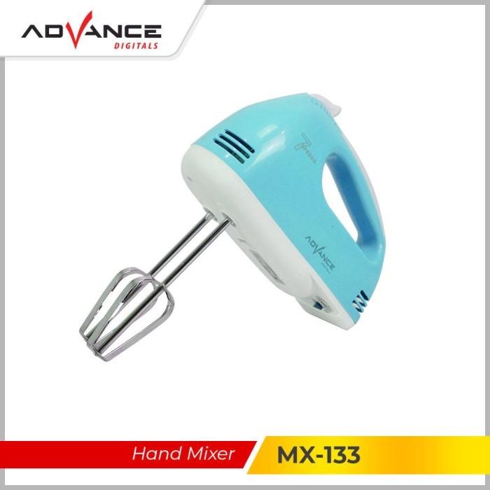 Gambar Hand Mixer Advance MX-133 | Garansi Resmi Advance 1 Tahun - Biru Muda, Non Bubble dari Station Mart_NEW undefined Tokopedia