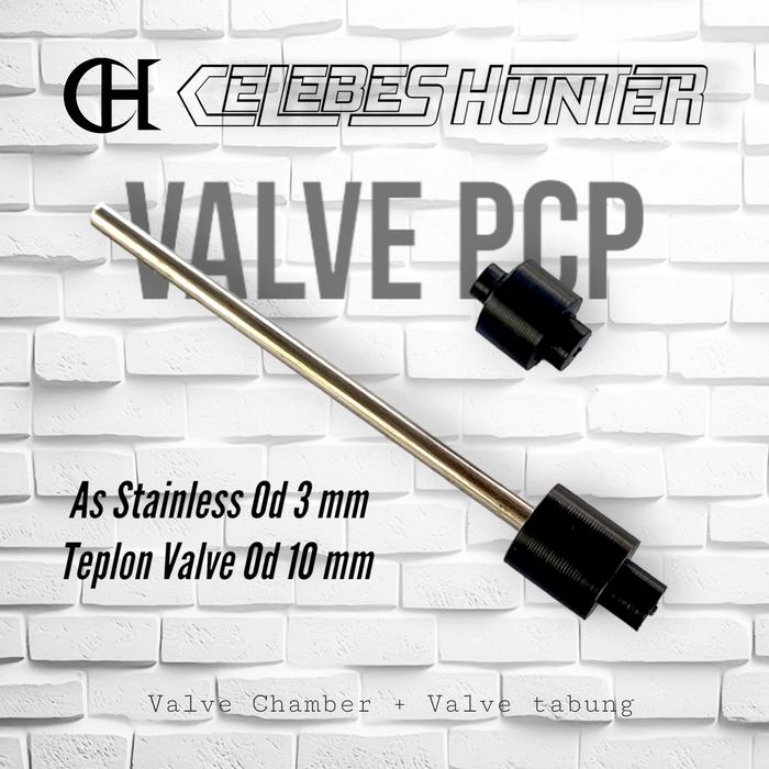 Gambar Valve PCP/TEFLON VALVE PCP ASH STAINLESS ASH OD 3MM DAN OD 4MM - 3MM dari Celebes Hunter undefined Tokopedia