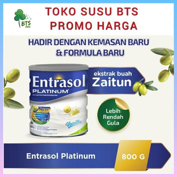 Gambar Entrasol Platinum Vanila Coklat 800 Gram Susu Entrasol Lansia Kalbe Ra - Vanila 800gram, eco pack dari meribell undefined Tokopedia