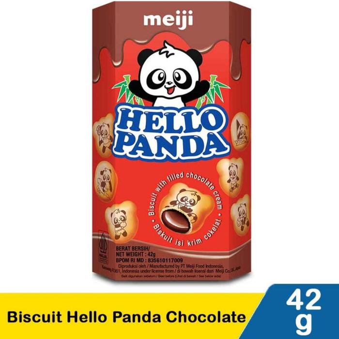 Gambar MEIJI HELLO PANDA BISKUIT 42G - Cokelat dari Mr Shaw undefined Tokopedia