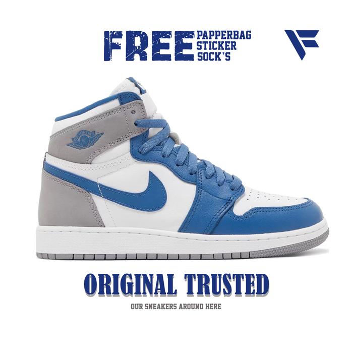 Nike Air Jordan Hi True Blue Cement Original 44